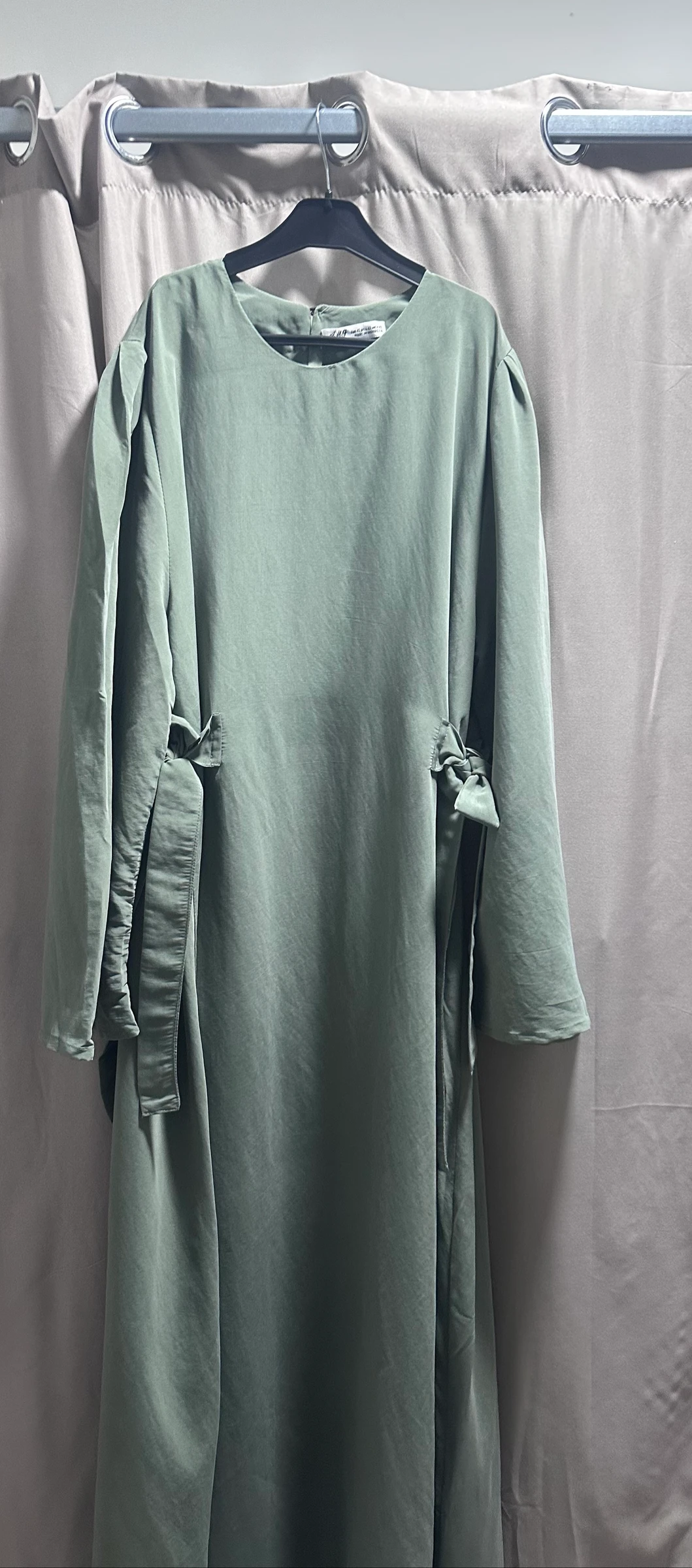 Abaya longue vert 
